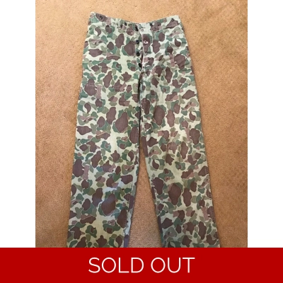 WWII USMC P44 M44 Reversible Camouflage Trousers